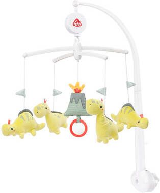 Fehn Mobile Muziekmobiel Happy dino met bed bevestiging
