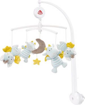 Fehn Muziekmobiel Little Castle 40 Cm Wit/lichtblauw