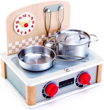 Hape Kinder keukenset 2 in 1 keuken & barbecueset, 6 delig