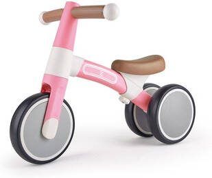 Hape Driewieler Mijn eerste loop driewieler, roze met licht aluminiumframe