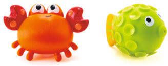 Hape waterspuiters 2-delig oranje/groen