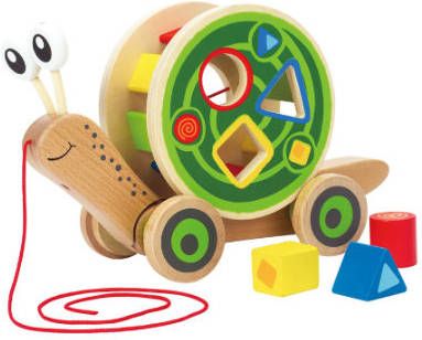 Hape Trekdier Slak Snoerlengte 60 cm(set, 1 delig )