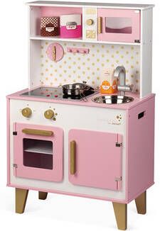 Janod Speelkeukentje Candy Chic met licht en geluid, fsc® hout uit duurzaam beheerde bossen