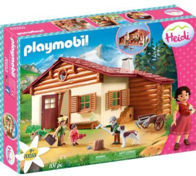 Playmobil Heidi Heidi met grootvader bij de alpenhut 70253