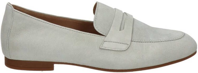 Gabor suède loafers mintgroen
