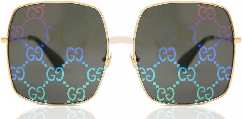 Gucci Gg0414S 003 Sunglasses , Geel, Dames