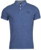 Superdry Classic pique polo bright blue marl(m1110247a 5xv ) online kopen