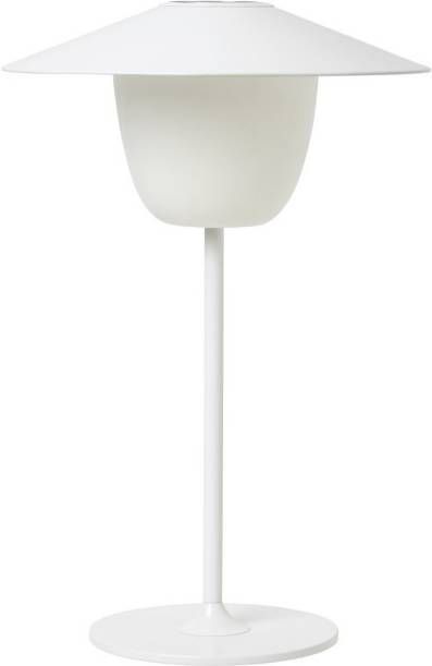 Blomus Mobiele LED Verlichting Ani Spatwaterdicht Aluminium Wit