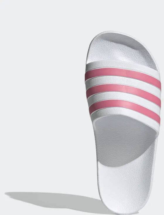 Adidas Performance Adilette Aqua badslippers wit/lichtroze