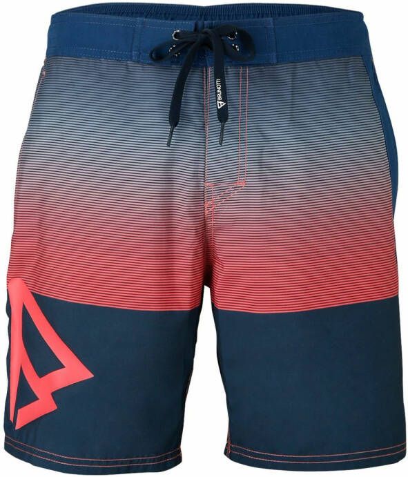 Brunotti zwemshort Archero blauw/rood