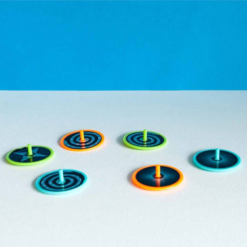 Confetti Uitdeelset 5 tollen holo | 6 stuks