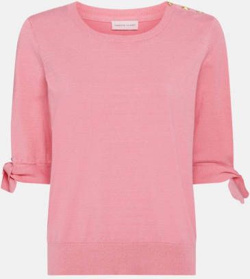 Fabienne Chapot Molly fijngebreide top met sierknopen en gestrikt detail