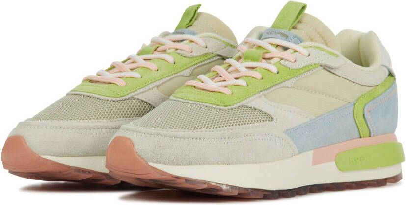 HOFF Sonora suède sneakers groen/multi