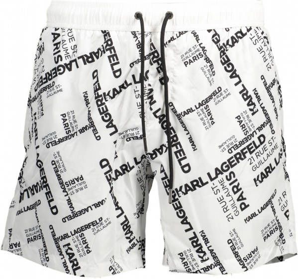 Karl Lagerfeld Badmode Wit Heren