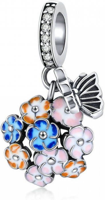 Mijn bedels Hangende bedel kleurrijke tuin