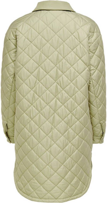 ONLY quilted shacket ONLNEWTANZIA groen