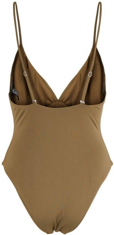 PIECES badpak PCVERA olijfgroen