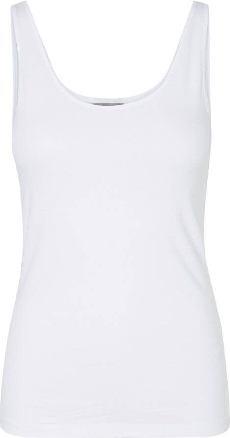VERO MODA singlet VMMAXI met biologisch katoen wit