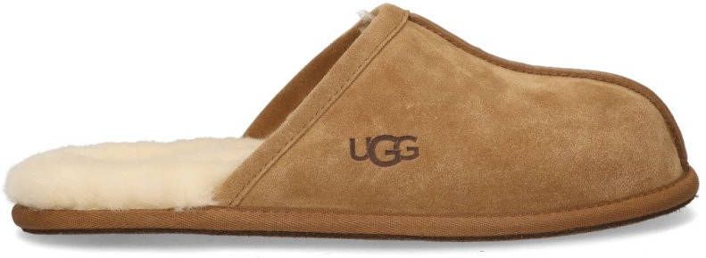 Ugg Scuff Pantoffels voor Heren in Brown,, Suede