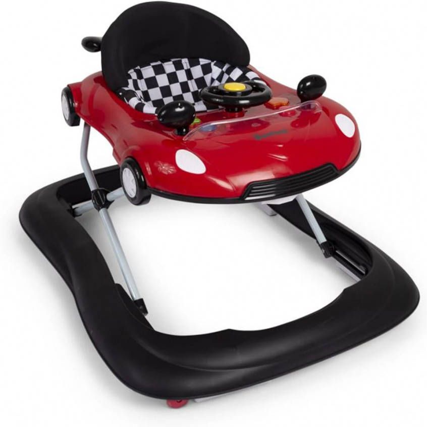 Baninni Loopstoel Elvio rood en zwart