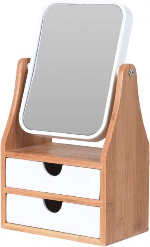 Bathroom Solutions Huismerk 2 zijdige Make up spiegel Met 2 Laden