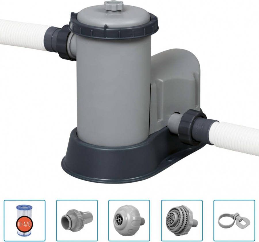 Bestway Zwembadpomp 5678 Ltr/uur 12V Voor Filter Type III(58012)(geschikt Voor