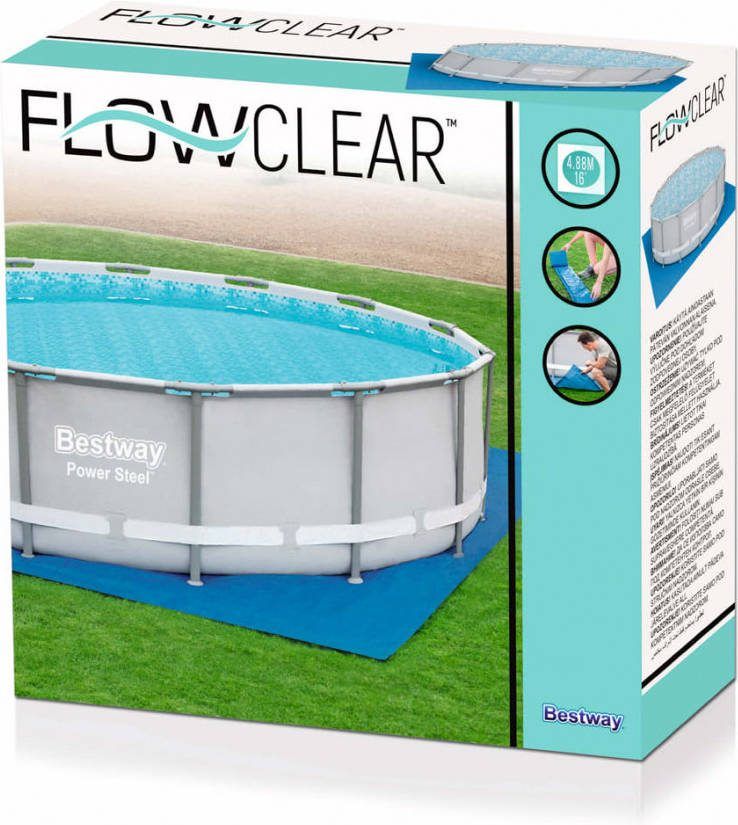 Bestway Zwembadgrondzeil Flowclear 488x488 cm