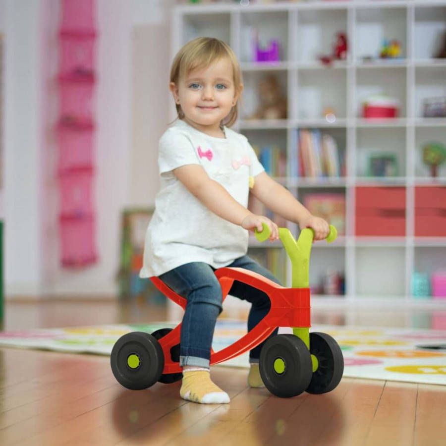 BIG Loopfiets Flippi rood en groen