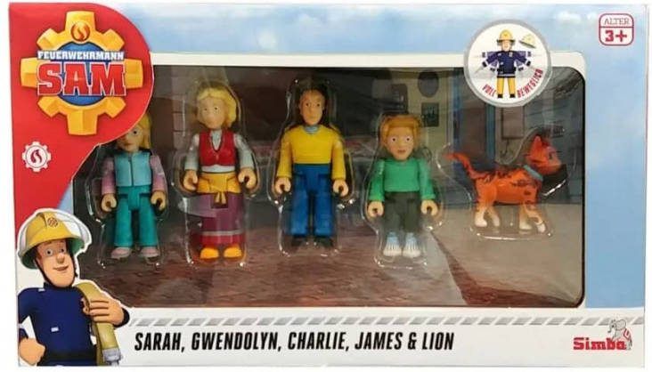 Hermie Fireman Sam Speelgoedfiguurset Jones Family