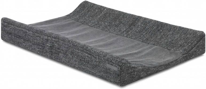 jollein  Waskussenhoes Natural knit antraciet 50x70cm Grijs Gr.50x70 cm