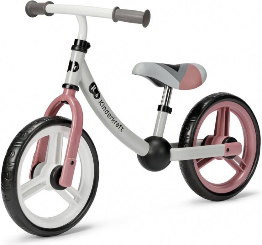 WAYS Kinderkraft Loopfiets Buitenspeelgoed 2way Next Blaze 84 X 36 X 59 Cm(L X B X H) 12 Inch 3.1 Kg Roze