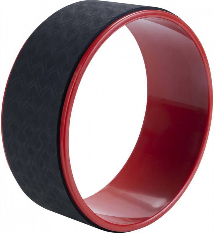 Pure2Improve Yogawiel 30 cm zwart en rood