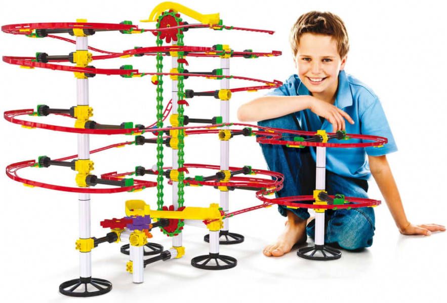 Quercetti 360 delige Knikkerbaanset Skyrail Ottovolante Elevator