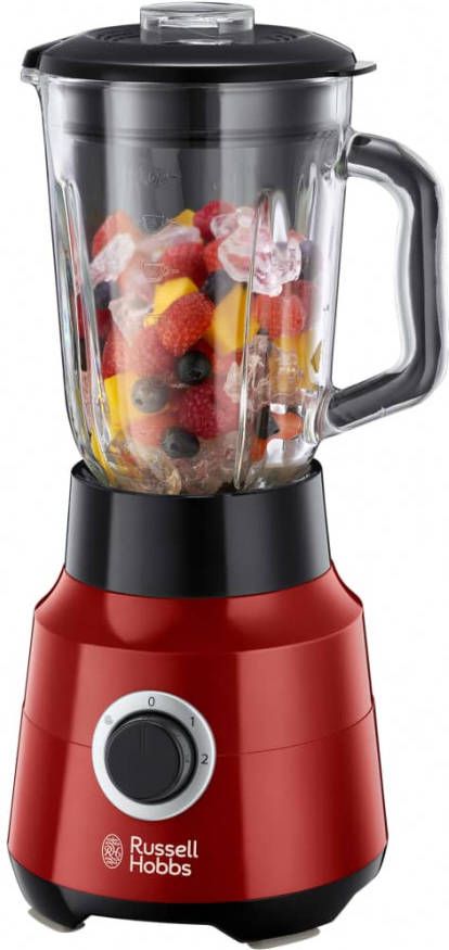 Russell Hobbs  Glas-standaard mixer Desire rood zwart 1,5L 22000U/min. 24720-56
