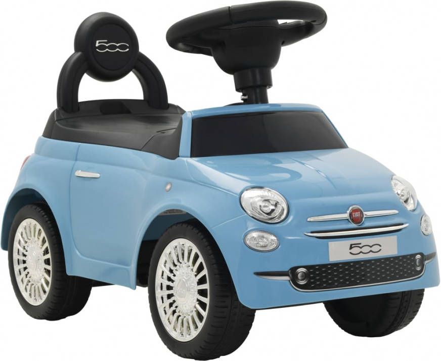 VIDAXL Loopauto Fiat 500 blauw