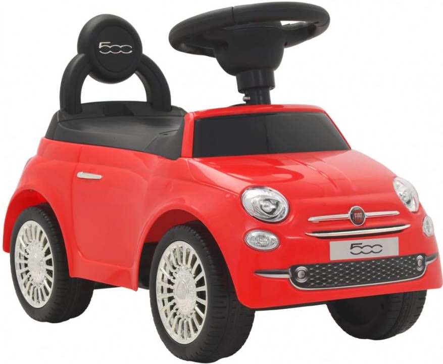 VIDAXL Loopauto Fiat 500 rood