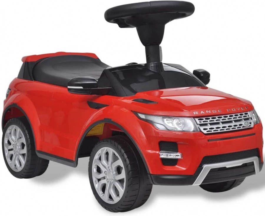 VIDAXL Loopauto Land Rover 348 met muziek rood