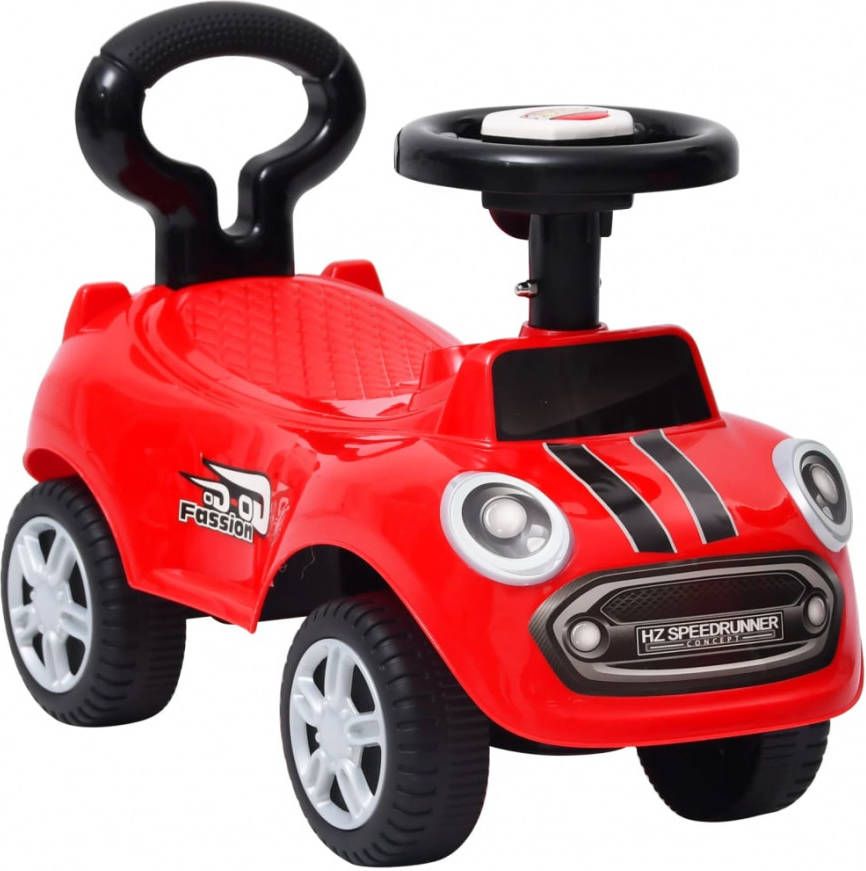 VIDAXL Loopauto rood