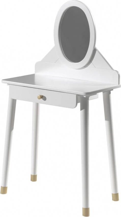 vipack Kinderkaptafel Billy met spiegel hout wit