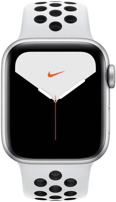 Apple Watch Nike Series 5 40mm Zilver Aluminium / Witte Sportband