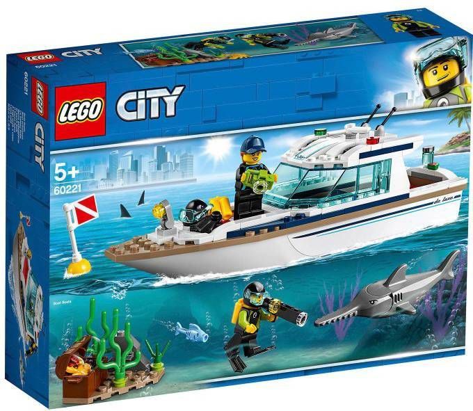 Lego City: Diving Yacht Deep Sea Boat Set (60221)