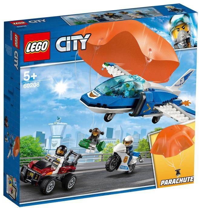 Lego ® City Luchtpolitie parachute-arrestatie 60208 Kleurrijk