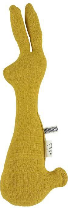 Trixie Rammelaar Konijn Bliss Mustard 26 X 9 Cm Katoen Geel