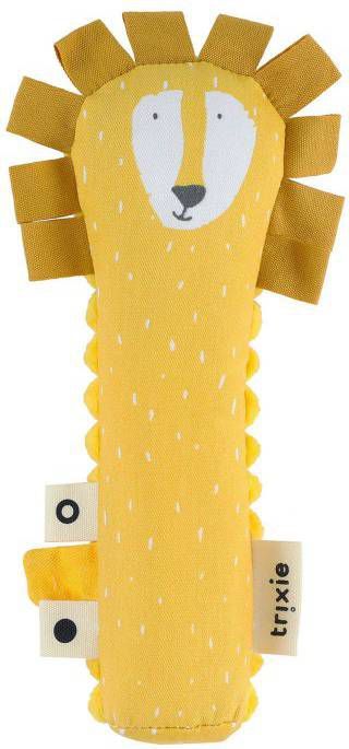 Fan Toys Trixie Knijprammelaar Mr. Lion Junior 16 X 5, 5 Cm Katoen Geel