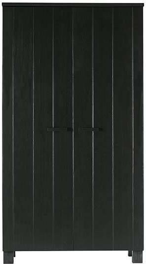 Trendhopper Dennis kast grenen zwart geborsteld